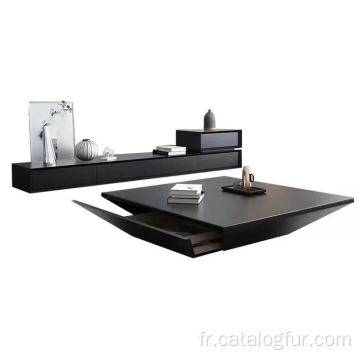 Meubles de maison modernes nordiques MDF Smoking table basse table basse latérale pour salon